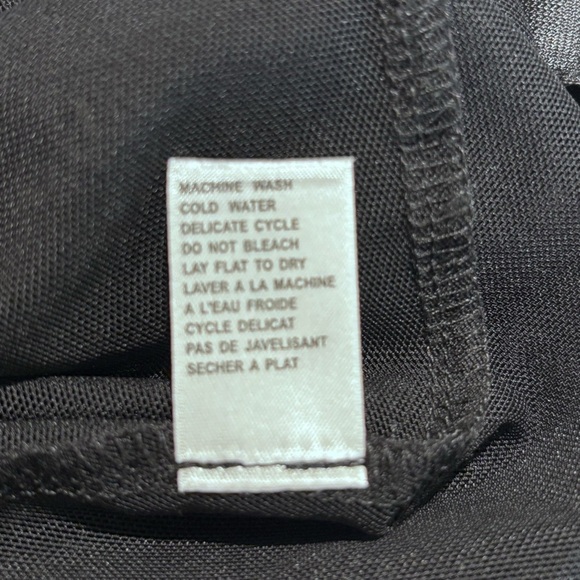 LISA’S FOLLY LUXE Sz S Elegant Black Lace Nightgown Built In Bra Adjustabletable - Picture 9 of 10